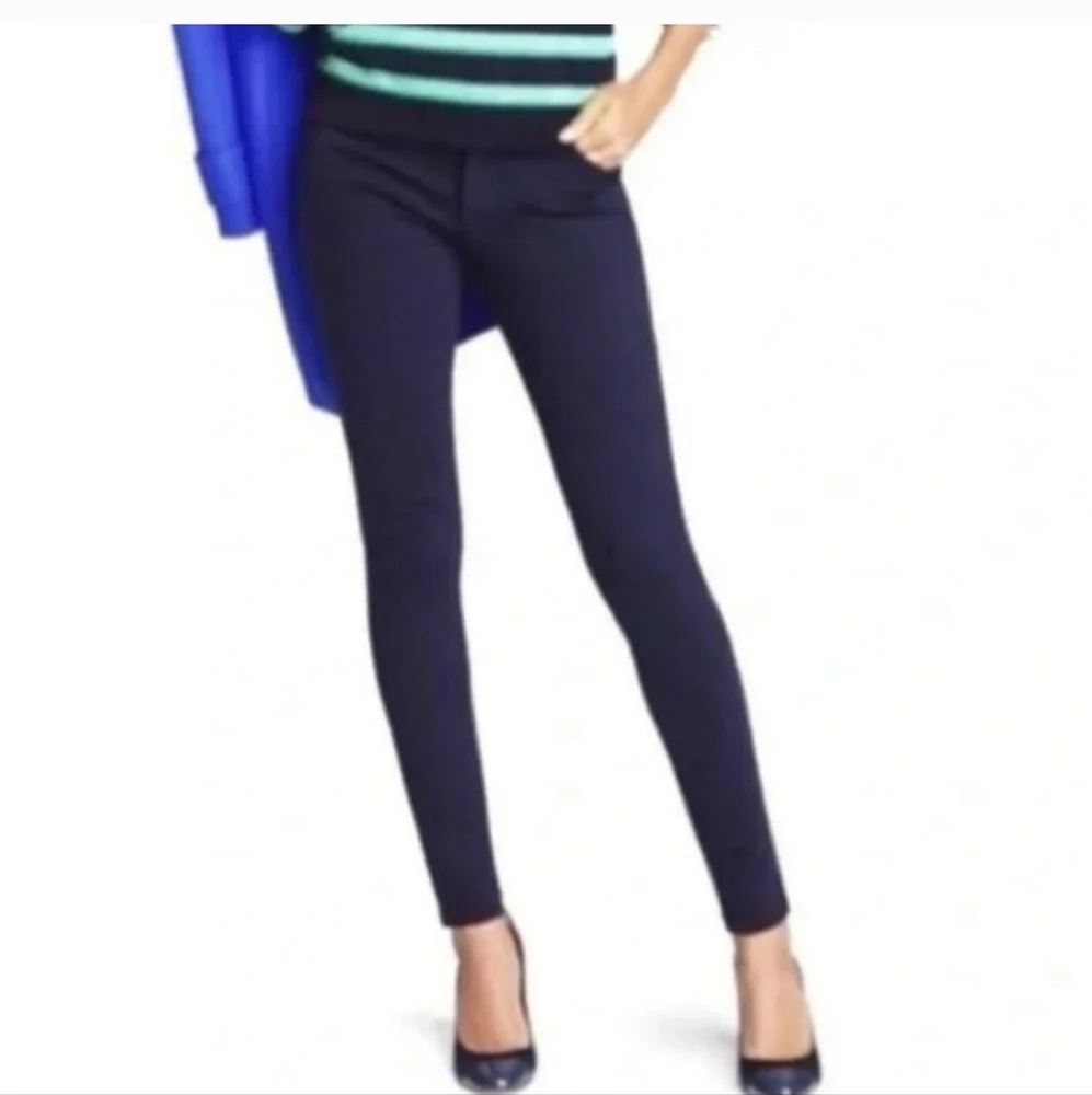 J CREW THE GIGI PANTS IN NAVY BLUE SIZE 10